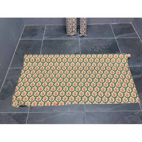 61 - Four Rolls of Moksha Juniper Fabric, Approx 145cm Width