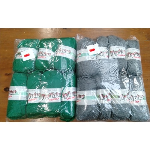 64 - Two Sealed Packs of Fine Quality James C Brett 100g Top Value Chunky Knitting Wool in Various Colour... 