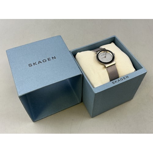 Skagen of Denmark Watch with Chainmail Strap and Presentation Box (Working)