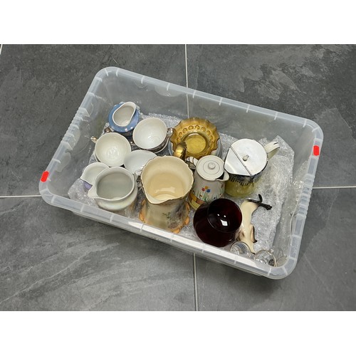 815 - Good Quality Vintage Mixed Lot of Ceramics and Glassware to include Water jugs, Drinking Glasses, Va... 