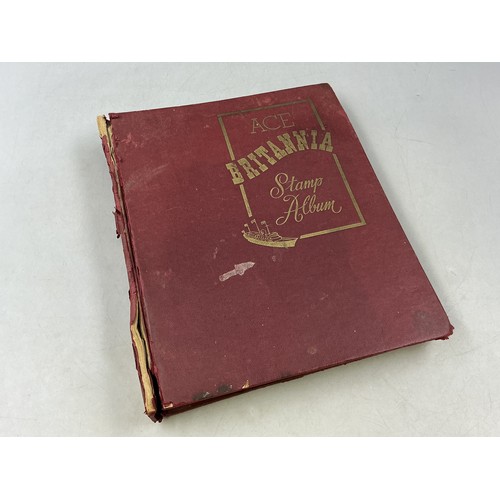 444 - Ace Britannia Stock Album Containing a Selection of Worldwide Stamps including Great Britain, Common... 