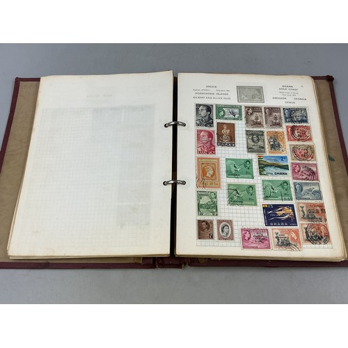444 - Ace Britannia Stock Album Containing a Selection of Worldwide Stamps including Great Britain, Common... 