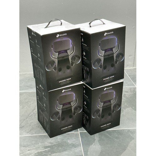 505 - Four New Dazed Charge Docks for For Oculus Quest (Total RRP &pound;100)