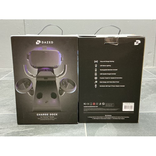506 - Four New Dazed Charge Docks for For Oculus Quest (Total RRP &pound;100)