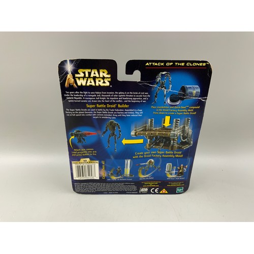 85 - Hasbro 2003 Boxed Star Wars Attack Of The Clones, Super Battle Droid Builder Figure