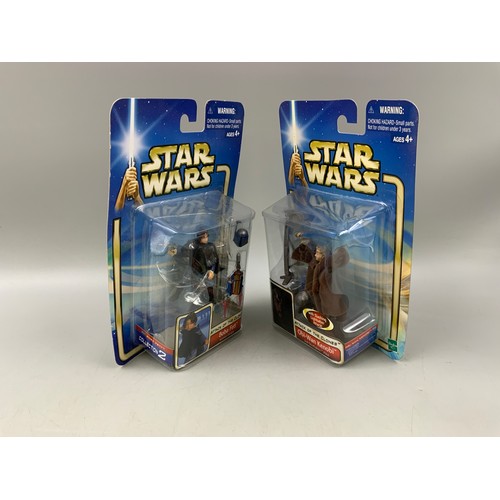 87 - Two Boxed Hasbro 2002 Star Wars Attack Of The Clones Figures to Include Obi-Wan Kenobi & Boba Fe... 