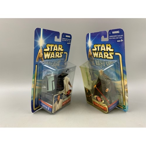 93 - Two Hasbro 2002 Boxed Star Wars Attack Of The Clones Figures to Include Anakin Skywalker & Count... 