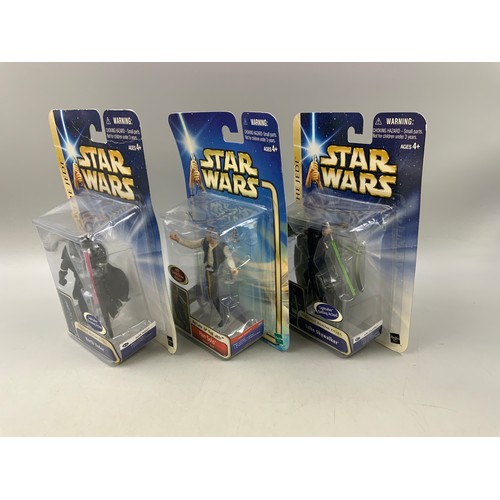 95 - Three Boxed Hasbro 2003 Star Wars Return Of The Jedi Figures to Include Luke Skywalker, Darth Vader ... 