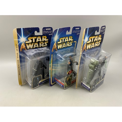 95 - Three Boxed Hasbro 2003 Star Wars Return Of The Jedi Figures to Include Luke Skywalker, Darth Vader ... 
