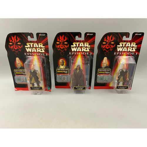 100 - Three Boxed Star Wars Episode 1 Collection 3 Figures To Include A Hasbro 1999 Ki-Adi-Mundi Figure, A... 