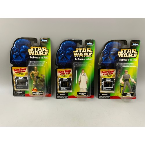 102 - Three Boxed Star Wars, The Power Of The Force Collection 1 Figures to Include A Hasbro 1998 Mon Morg... 