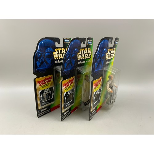 102 - Three Boxed Star Wars, The Power Of The Force Collection 1 Figures to Include A Hasbro 1998 Mon Morg... 