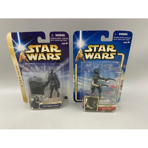 99 - Two Boxed Star Wars, A New Hope Figures To Include A Hasbro 2003 Battle Of Yavin Tie Fighter Pilot &... 