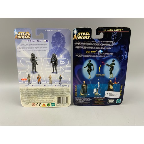 99 - Two Boxed Star Wars, A New Hope Figures To Include A Hasbro 2003 Battle Of Yavin Tie Fighter Pilot &... 