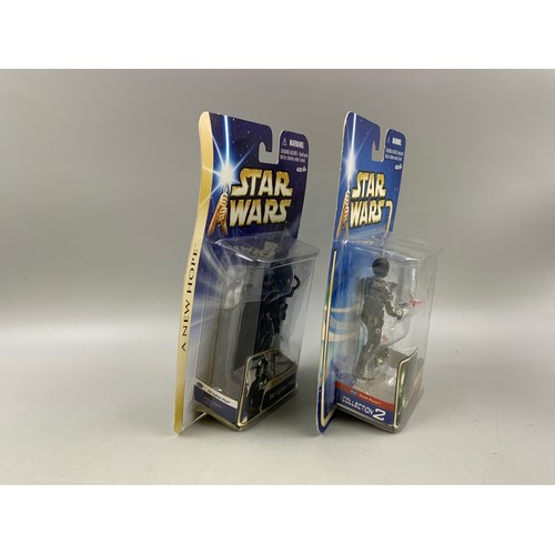 99 - Two Boxed Star Wars, A New Hope Figures To Include A Hasbro 2003 Battle Of Yavin Tie Fighter Pilot &... 
