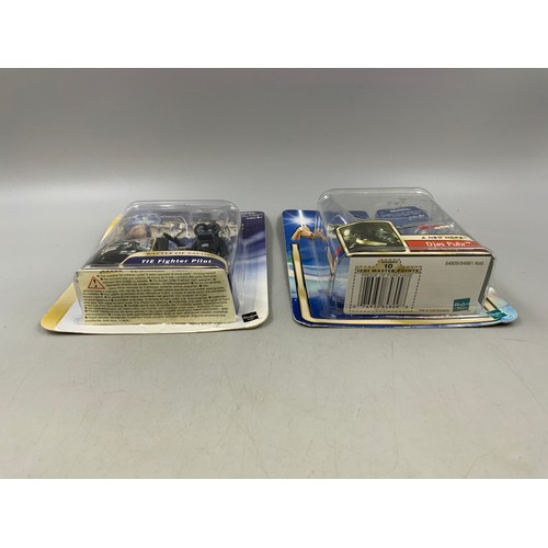 99 - Two Boxed Star Wars, A New Hope Figures To Include A Hasbro 2003 Battle Of Yavin Tie Fighter Pilot &... 