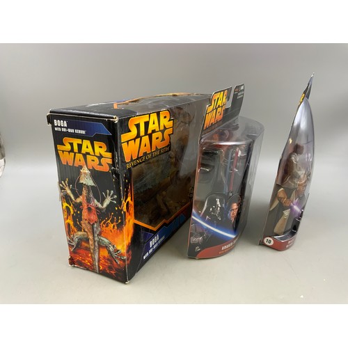 110 - Three Hasbro 2005 Star Wars Revenge of The Sith Figures To Include A Sealed Boxed Anakin Skywalker F... 