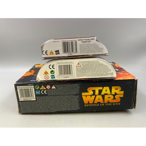 110 - Three Hasbro 2005 Star Wars Revenge of The Sith Figures To Include A Sealed Boxed Anakin Skywalker F... 