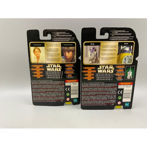 108 - Two Boxed Hasbro Star Wars Episode I Figures and Photo Flashbacks To Include Luke Skywalker & R2... 