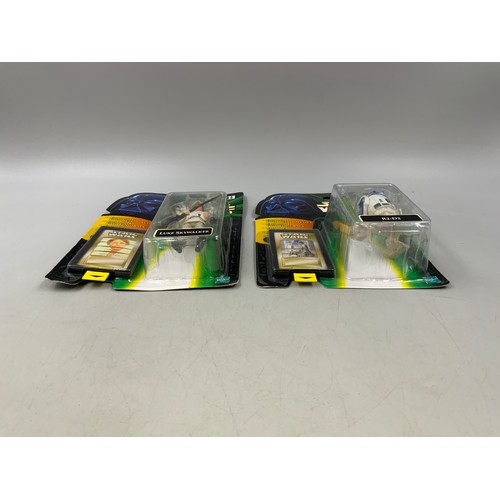 108 - Two Boxed Hasbro Star Wars Episode I Figures and Photo Flashbacks To Include Luke Skywalker & R2... 