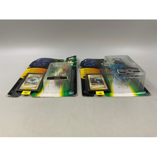 109 - Two Boxed Hasbro Star Wars Episode I Figures and Photo Flashbacks To Include Yoda and A Foreign Edit... 