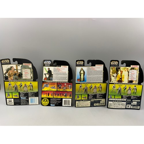 103 - Four Boxed Star Wars The Power Of The Force Figures To Include A Hasbro 1997 Princess Leia Organa Fi... 