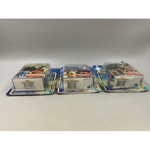 98 - Three Boxed Star Wars The Empire Strikes Back Figures To Include Hasbro 2002 Chewbacca, Hasbro 2001 ... 