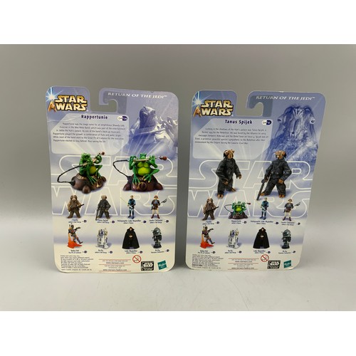 96 - Two Boxed Hasbro 2004 Star Wars Return Of The Jedi Figures To Include Tanus Spijek & Rappertunie