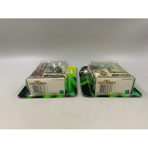 106 - Two Boxed Hasbro 2001 Star Wars Episode II Attack of The Clones Figures to Include Zam Wesell & ... 