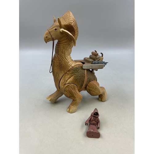 131 - Star Wars Kenner 1997 Lucas Film LTD - The Power of The Force Ronto and Jawa Figurines. Pre-Owned