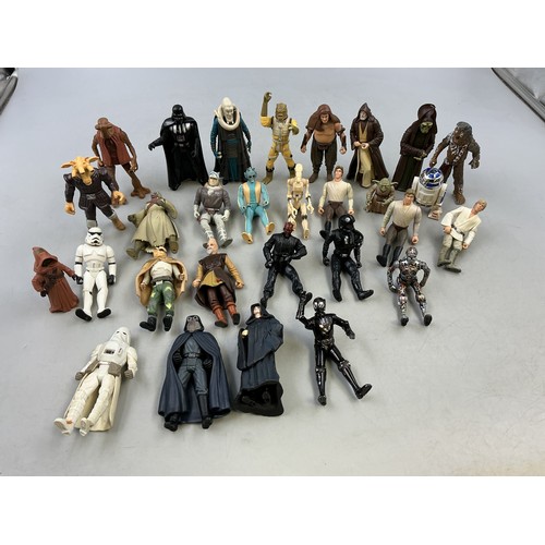 137 - Large Selection of Star Wars Hasbro 90s Figurines. Pre-Owned