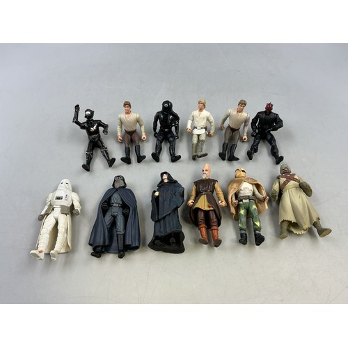 137 - Large Selection of Star Wars Hasbro 90s Figurines. Pre-Owned