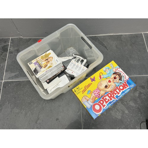 10 - Mixed Selection Including Operation and Wii Games (Hannah Montana, Just Dance and More)