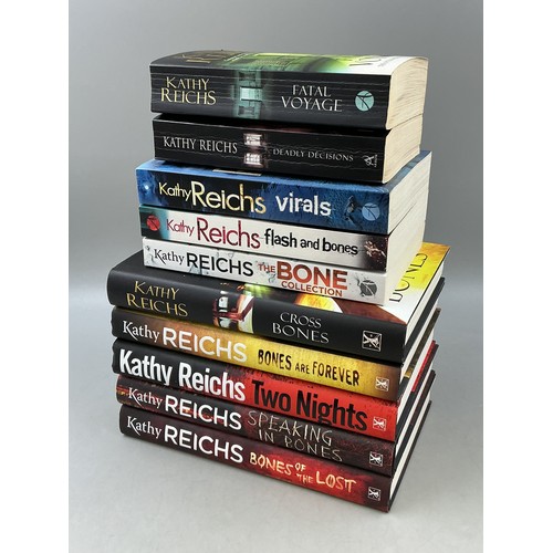 49 - Collection of Ten Kathy Reichs Novels of Various Titles to include Hardback Covers