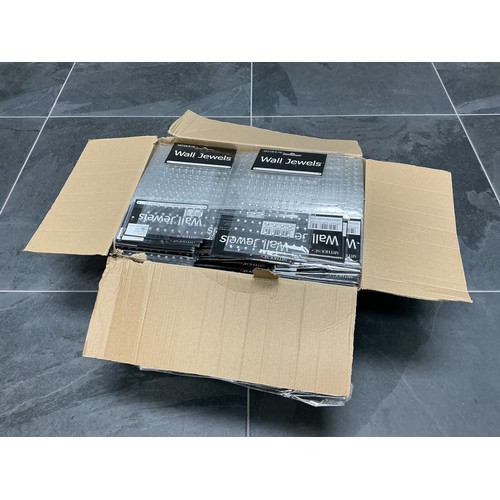 54 - Large Amount of Brand New Sealed packs of 100 Self Adhesive Wall Jewels for arts and craft