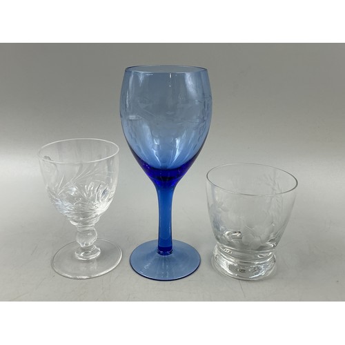 73 - Crystal Decanter with a Selection of Quality Glassware