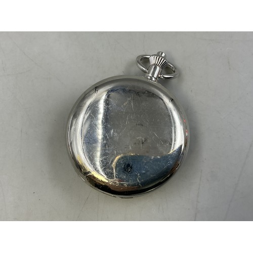 82 - Clewley of England Mechanical Full Hunter Pocket Watch (Working)