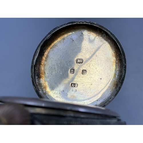 22 - A Hallmarked Waltham Watch Co Birmingham Silver Pocket Watch Case, Circa 1900