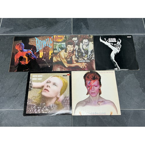 Five David Bowie Vinyl LPs - Includes The Man Who Sold The World (LSP ...