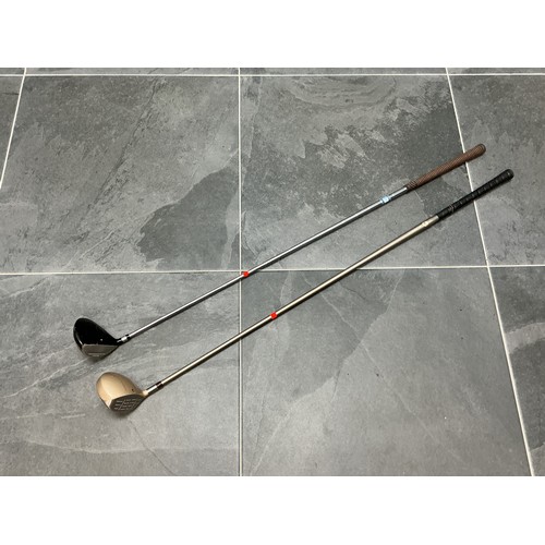 718 - Two Golf Drivers (Taylor Made and Dunlop)