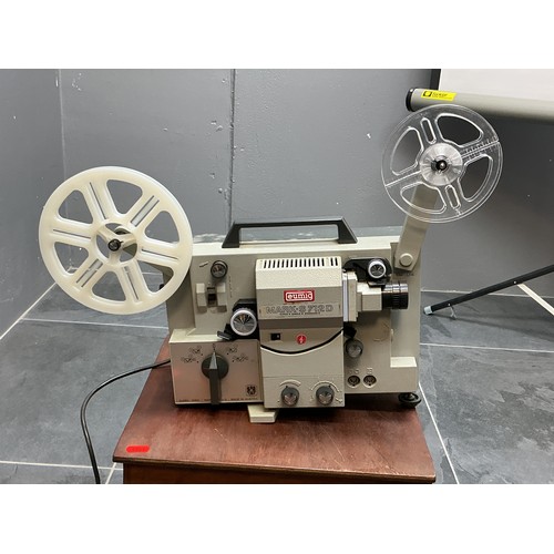 766 - Vintage Eumig Mark S712D Super 8 Single 8 Standard 8 Reel to Reel Cine projector Complete with Proje... 