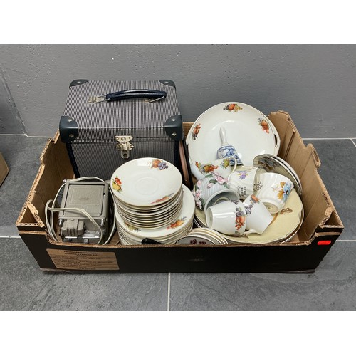 811 - Mixed Selection includes Hidekor Film Editor, Collectors Plates, Tea set and More
