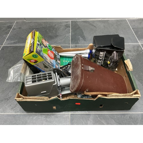 818 - A Mixed Selection - Includes Print 300 Slide Projector (Untested), Film Splicer, Sports Camcorder, C... 