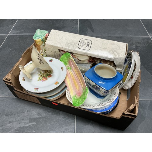 848 - Mixed Selection includes Boxed Leonardo Doll, Collectors Plates, Wall pocket, Tankard and More