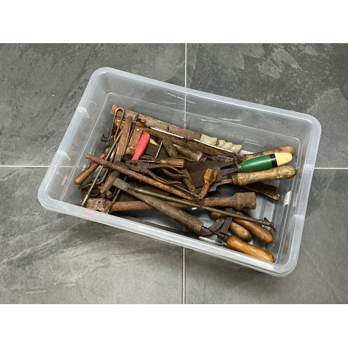 852 - Selection of Vintage Hand Files and Tools