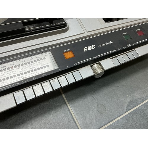 A Retro GEC Soundeck A5022H Stereo (Turntable, Cassette Deck, And Radio ...