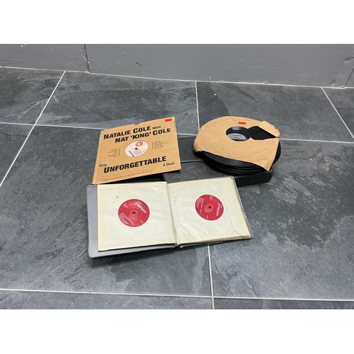 Mixed Lot of Pre-Owned Shellac 78rpm records, Natalie Cole with Nat ...