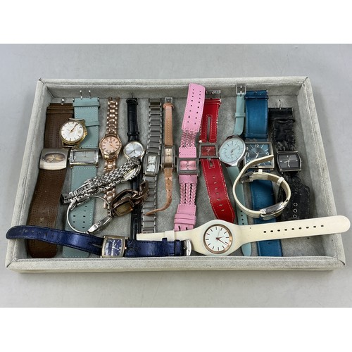 A Selection of Assorted Gents/Ladies Watches (Untested/Spares or Repairs) - Includes Sekonda 17 Jewels Mechanical (Working), Next, Oasis, And More