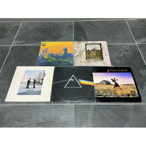 Four Pink Floyd Vinyl LPs, With Led Zeppelin IV Vinyl LP - Includes ...