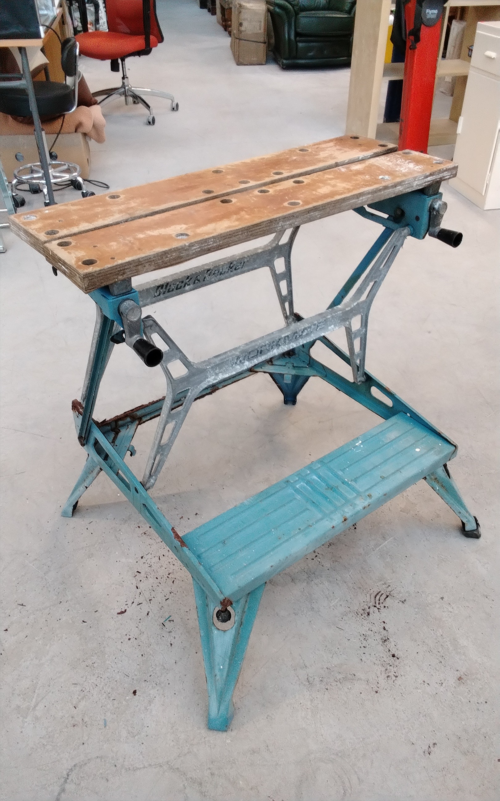 Folding Black and Decker Workbench